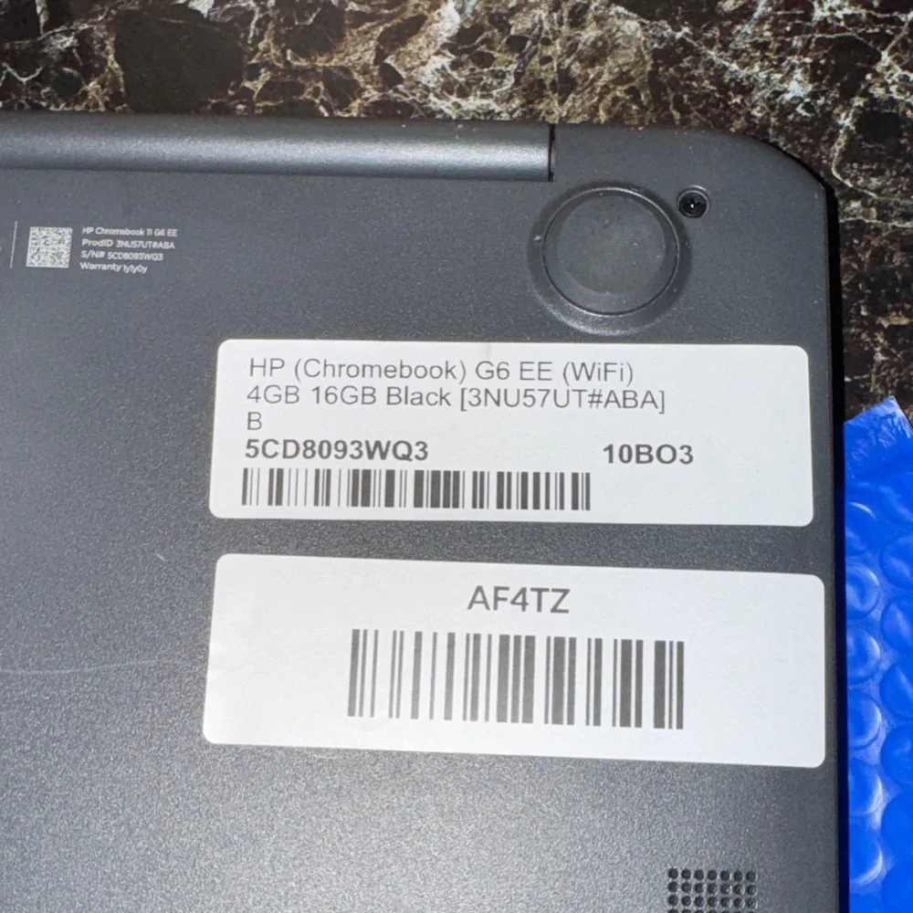 HP Laptop - Elegant Gray Finish with charger